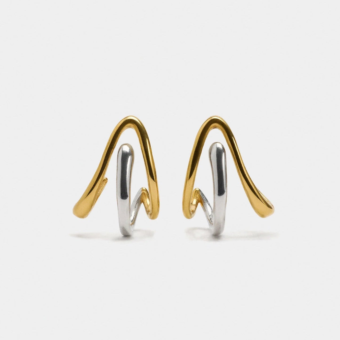 Mystic Whispers Gold Silver Küpe