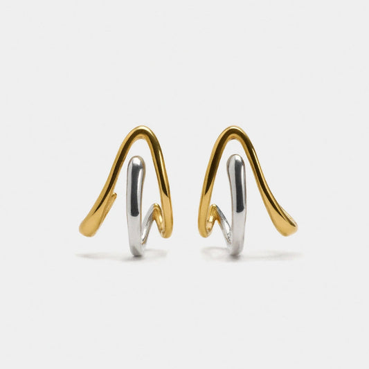 Mystic Whispers Gold Silver Küpe