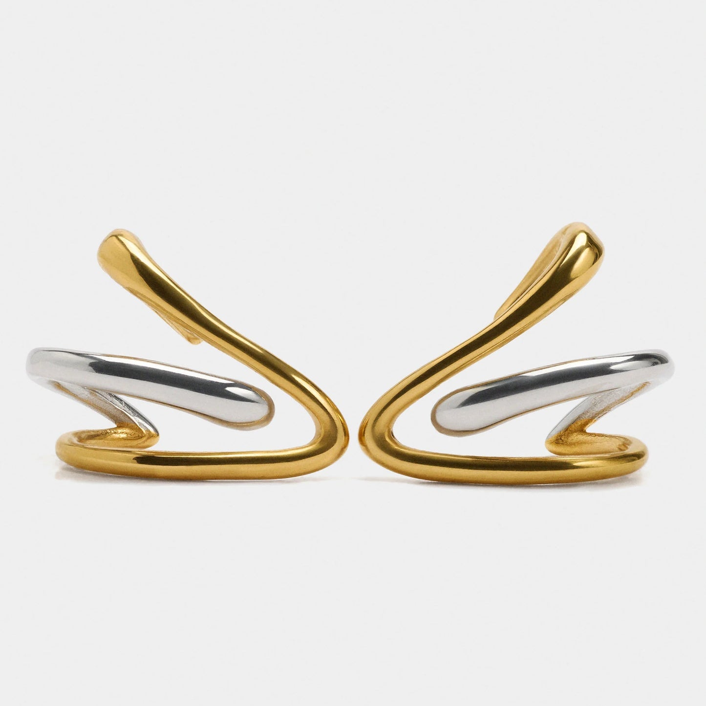 Mystic Whispers Gold Silver Küpe
